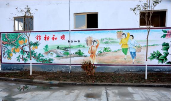 剑阁乡镇文化墙 乡风文明焕发新活力