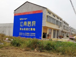 剑阁农村墙体广告在不同形式上面展现的不同特色