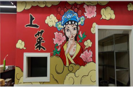 剑阁墙体彩绘的发展和应用