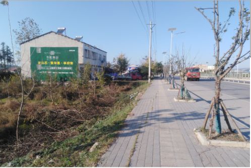 剑阁书山南院墙体广告