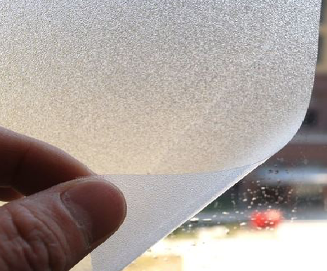 剑阁玻璃门外面粘广告用什么材料好？