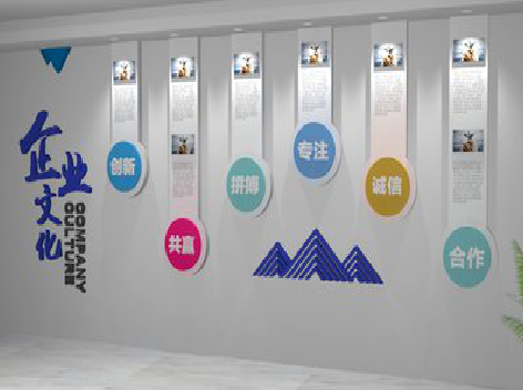 剑阁企业文化墙需要传递什么办公文化？