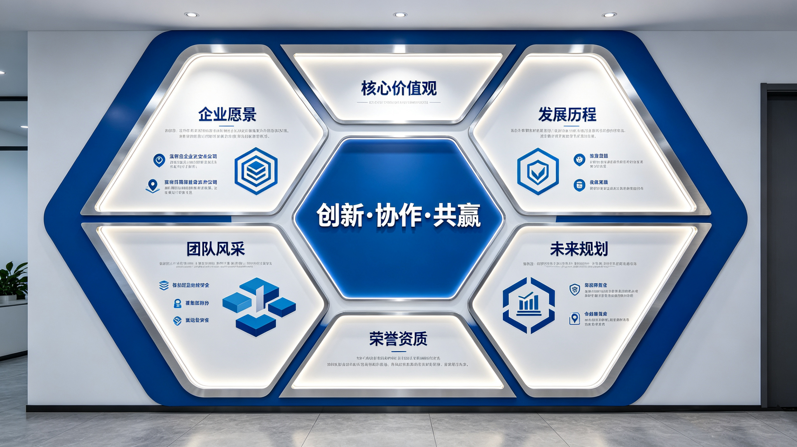 剑阁企业文化墙六边形避坑指南（新手常犯5个错误）